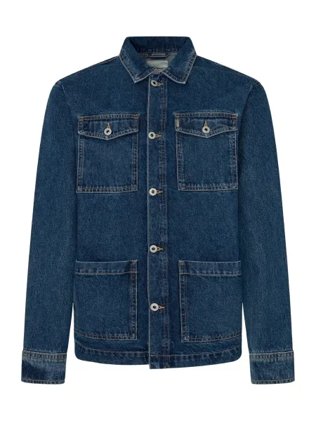 Pepe Jeans Geacă de primăvară-toamnă denim albastru