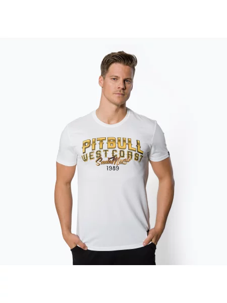 Мъжка тениска Pitbull West Coast Santa Muerte white бяло