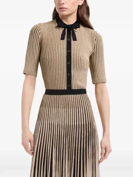 Top Elie Saab cu funde tricotate
