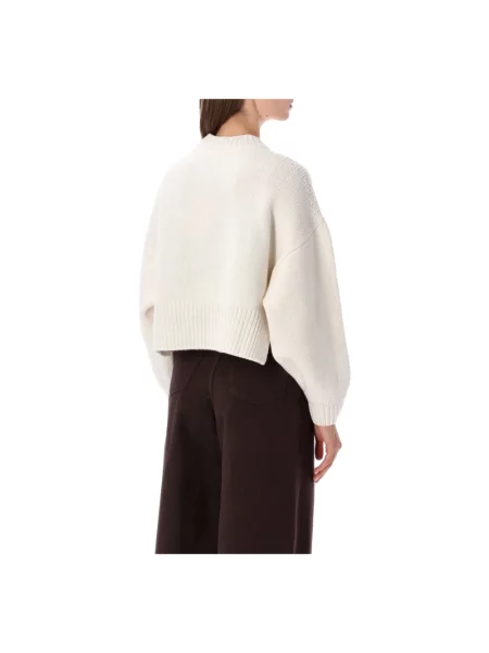 Sweter Sessun wełniany biały