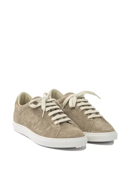 Sneakerși Common Projects din piele de căprioară maro