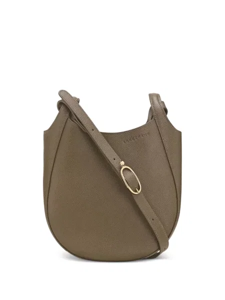 Body Longchamp din piele verde