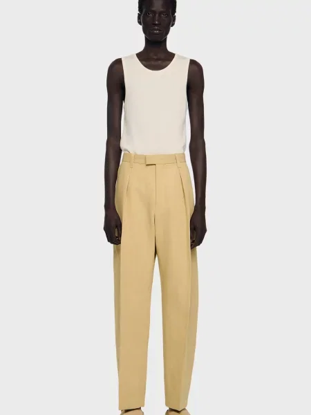 Брюки Sandro бежевые