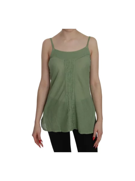 Top Pink Memories na ramiączkach zielony