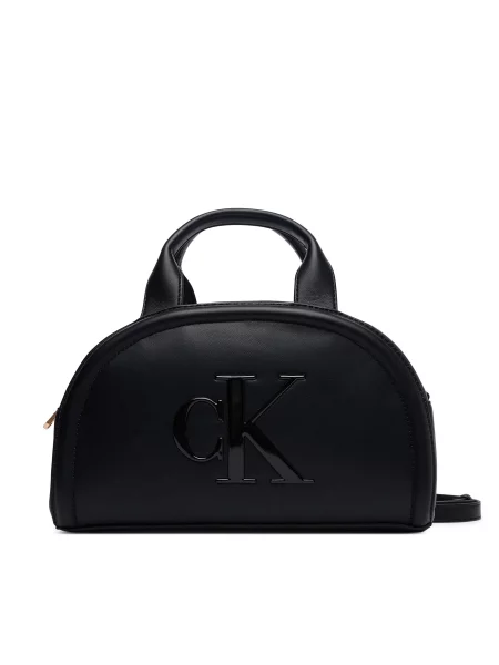Rankinė Calvin Klein Bold Ck Dome Crossbody juoda