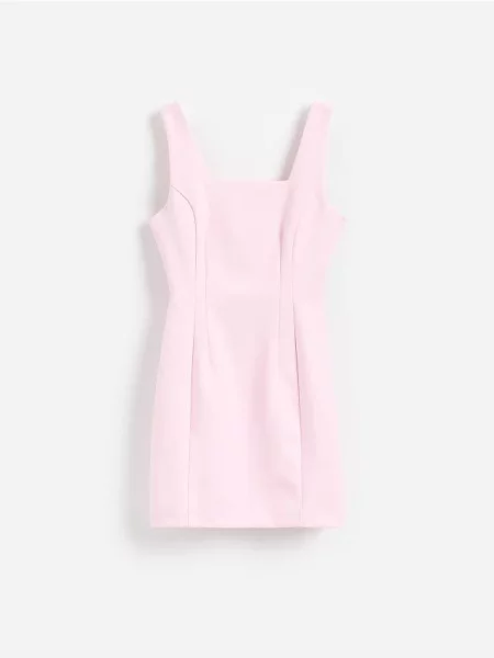 Reserved Rochie mini roz-pastel roz