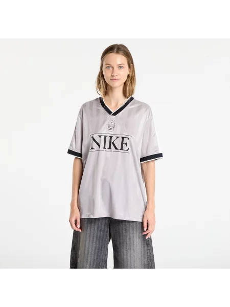 Светр Nike з V-подібним вирізом з джерсі чорний