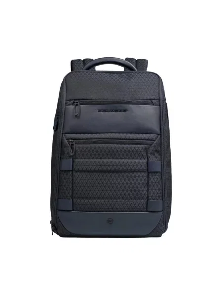 Torba na laptopa Piquadro skórzana niebieska