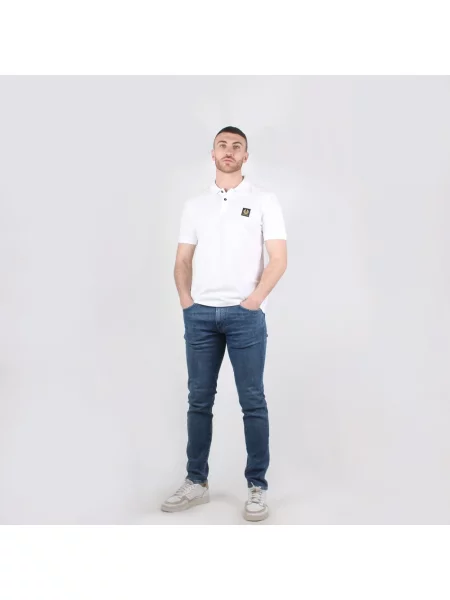Koszulka polo Belstaff biała