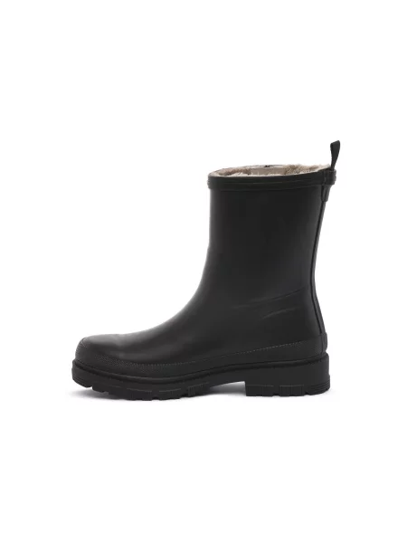 Pantofi Verbenas cu blană negru