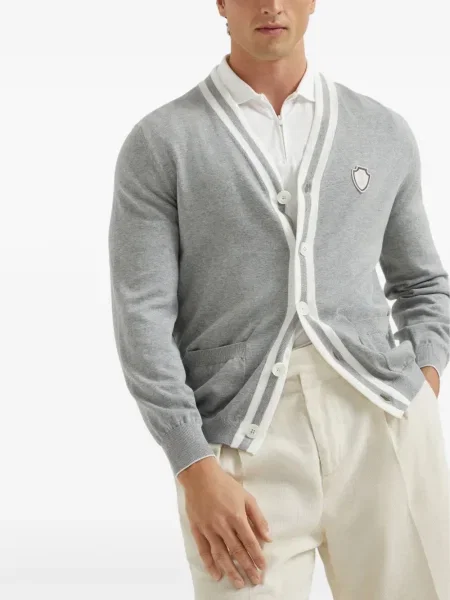 Cardigan Brunello Cucinelli gri