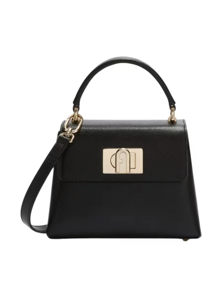 Torebka crossbody Furla skórzana czarna