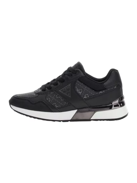 Sneakersy Guess skórzane czarne