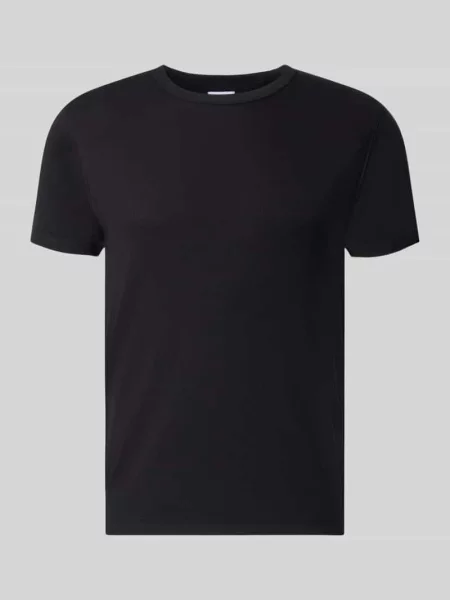 T-shirt o kroju regular fit z mieszanki bawełny Jack & Jones czarna