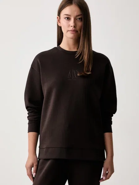 Armani Exchange hanorac pentru femei maro