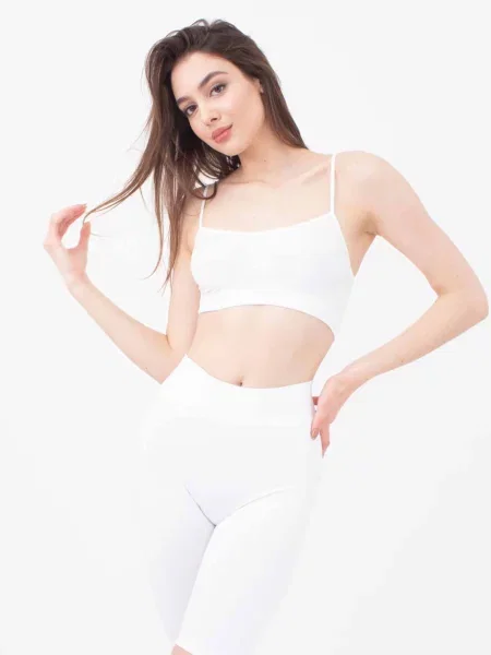 Велосипедки Giulia мікрофібра білий