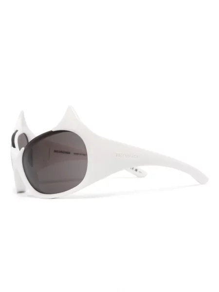 Saulės akiniai Balenciaga Eyewear balta