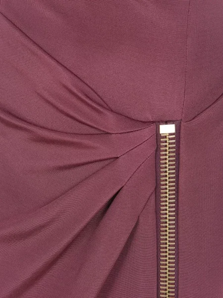 Rochie Balmain cu volane violet