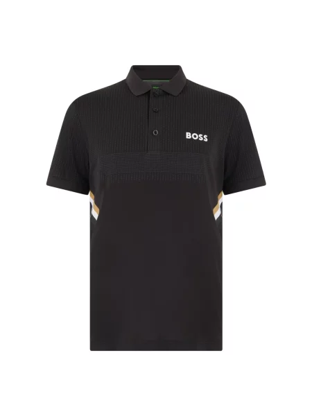 Koszulka polo Boss czarna