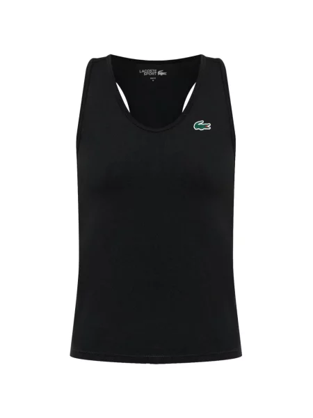 Top Lacoste s autogramem černý