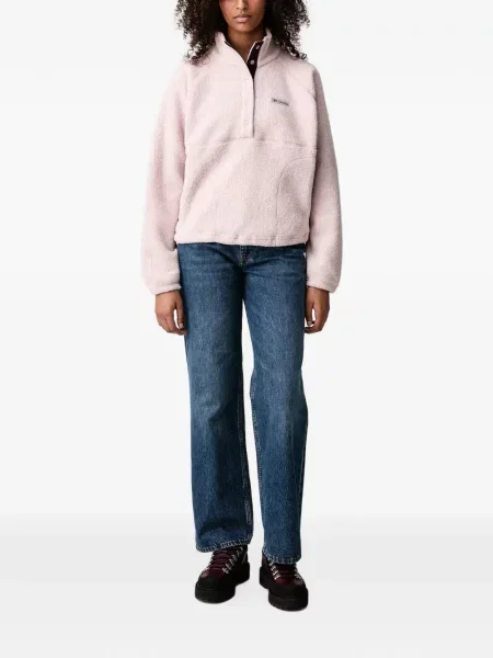 Fleece πουλόβερ Columbia ροζ