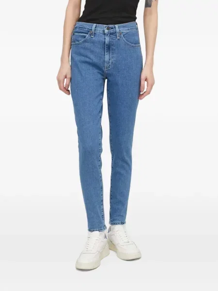 Blugi skinny Levi's® retro skinny fit zdrențuiți albastru