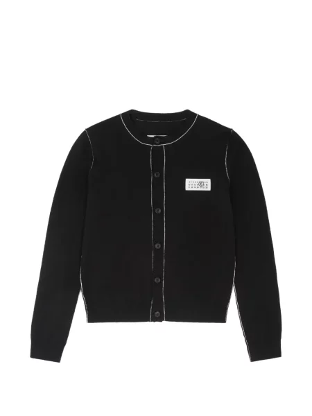 Cardigan Mm6 Maison Margiela de lână negru