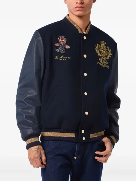 Geacă Philipp Plein albastru