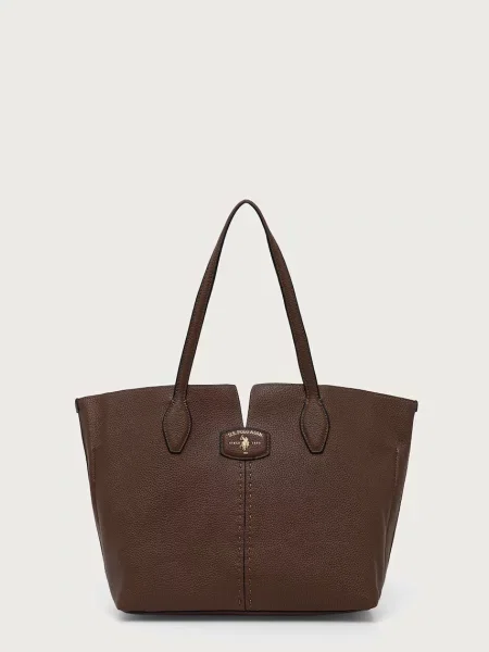 U.S. Polo Assn. geantă shopper pentru femei CHESTNUT maro