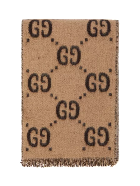 Κασκόλ Gucci μπεζ