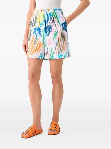 Pantaloni scurți Akris Punto alb