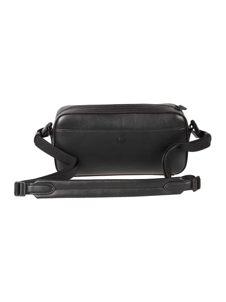 Torba crossbody Moncler skórzana czarna