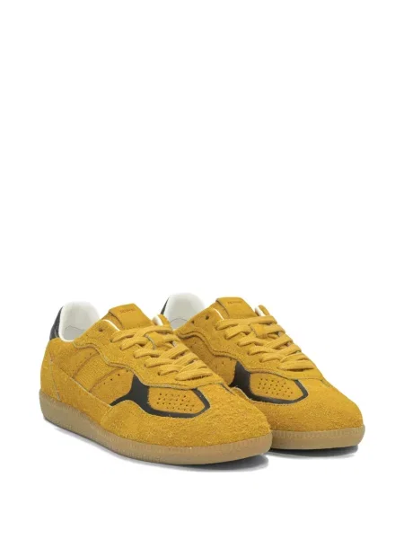 Sneakerși Alohas din piele de căprioară galben