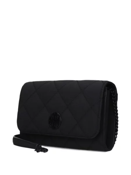 Matlasat geantă Tory Burch din piele negru