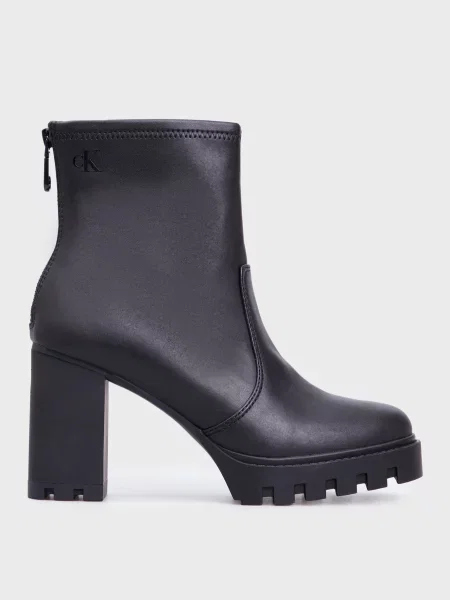 Ботильоны Calvin Klein Jeans на платформе черные