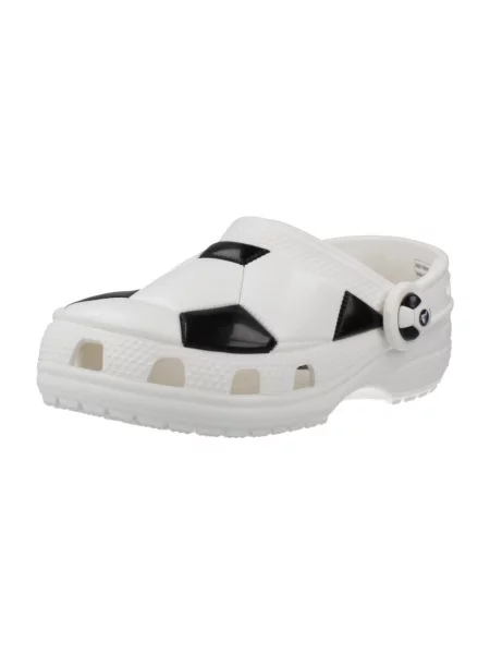 Crocs Šľapky Classic Soccer Ball Clog T Biela čierna
