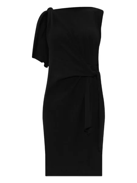 Rochie mini Moschino fără mâneci tricotate de costum negru
