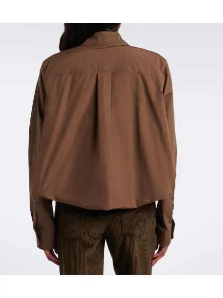 Cămașă Loewe din poplin maro