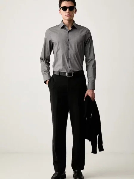 Calvin Klein Cămașă | stretch gri