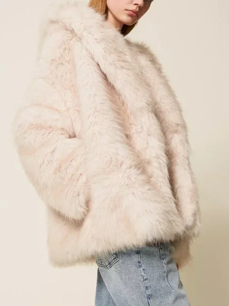 Шуба Twinset бежева