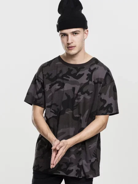 Urban Classics Tricou gri / gri bazalt negru