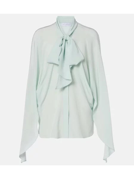 Bluză Stella Mccartney de mătase cu legături