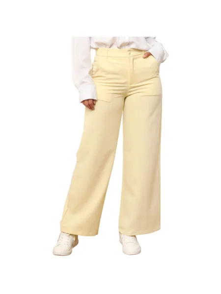 Pantaloni La Modeuse galben