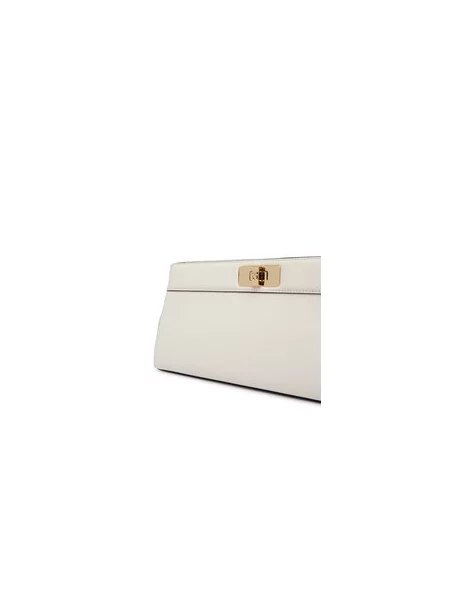 TOMMY HILFIGER Pisemska torbica kremna