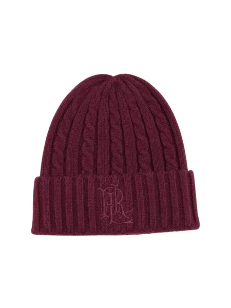 Lauren Ralph Lauren czapka beanie z wełną czerwona