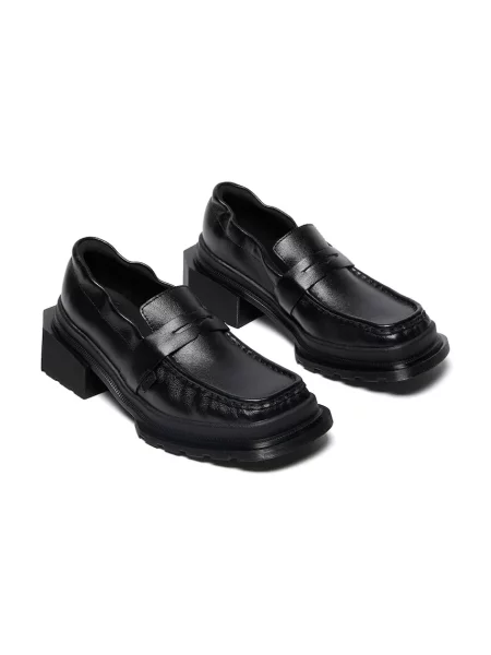 Шкіряні мокасини Dr. Martens Maybole Loafer на платформі чорний