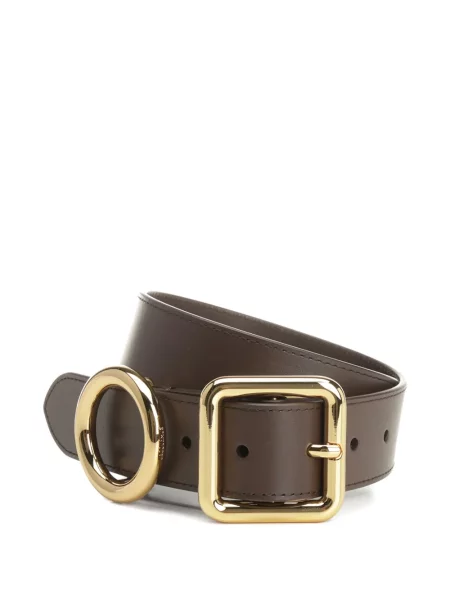 Curea Jacquemus din piele maro