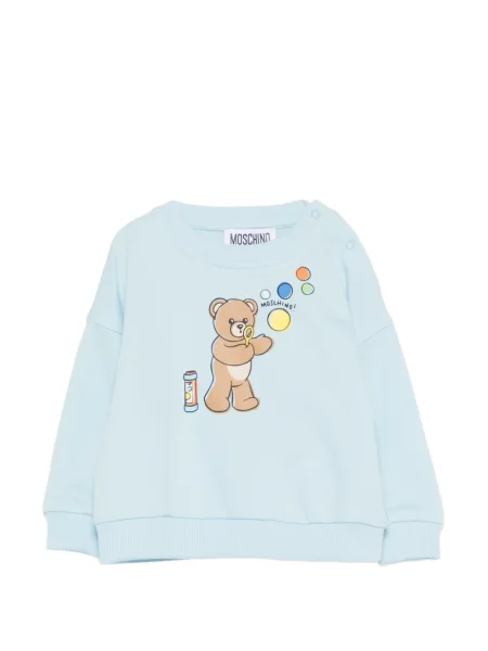 Bluza dziecięca Moschino niebieska