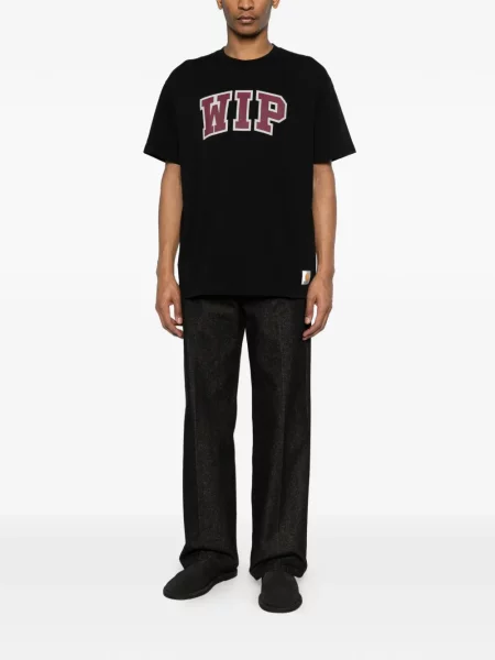 Γραφικός μπλούζα Carhartt Wip με αυτόγραφο μαύρο
