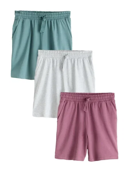 Next Kalhoty světle / jedle / tmavě růžová šedá